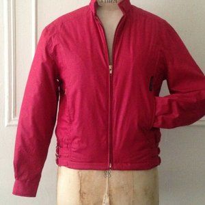 Vintage Members Only 80s Puffer Jacket 5/6 Bomber Maroon EUC Quilted Coat